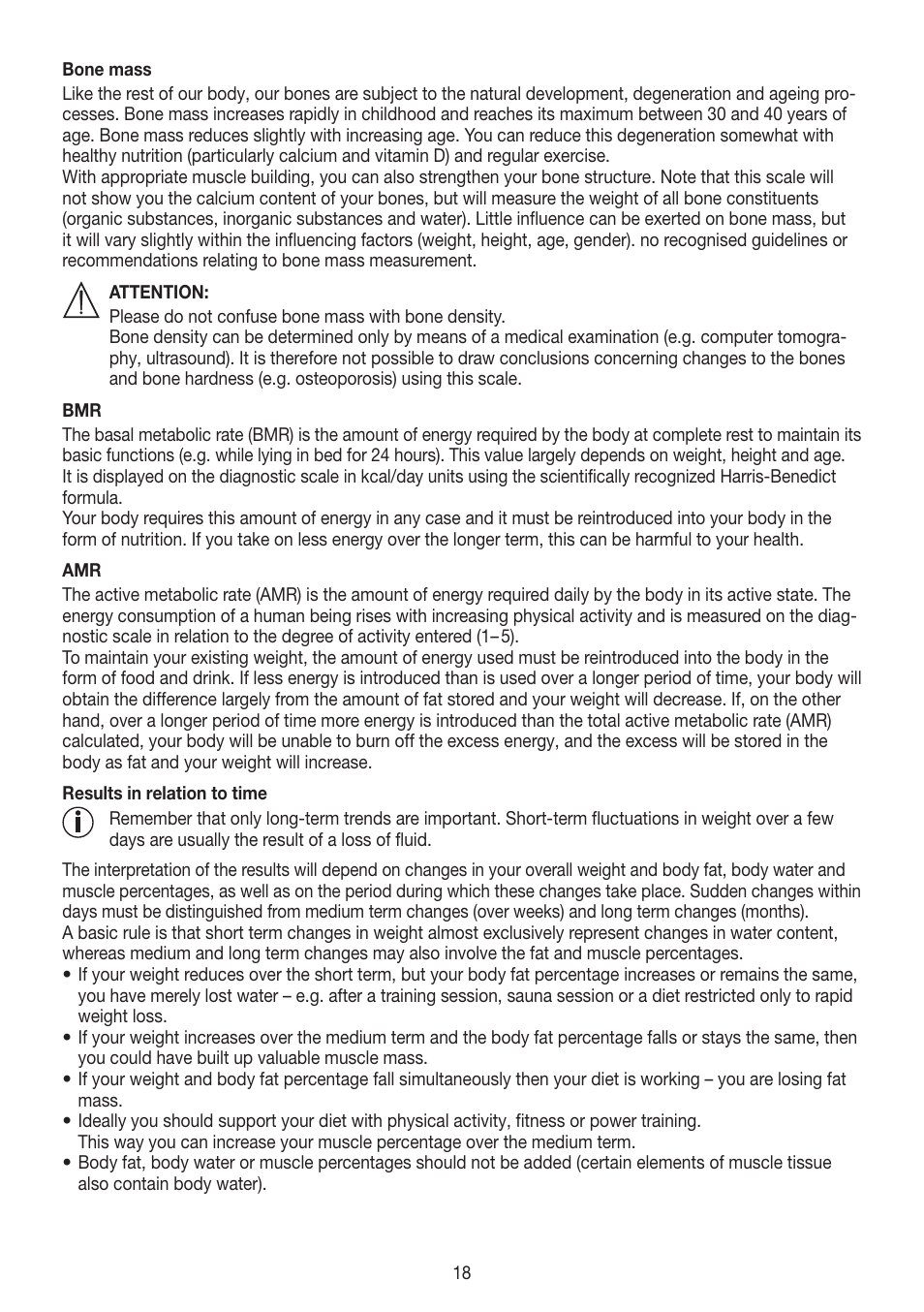 Beurer BF 700 User Manual | Page 18 / 80