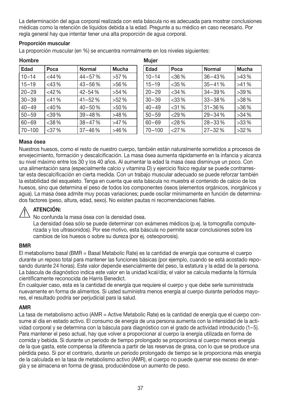 Beurer BF 700 User Manual | Page 37 / 80