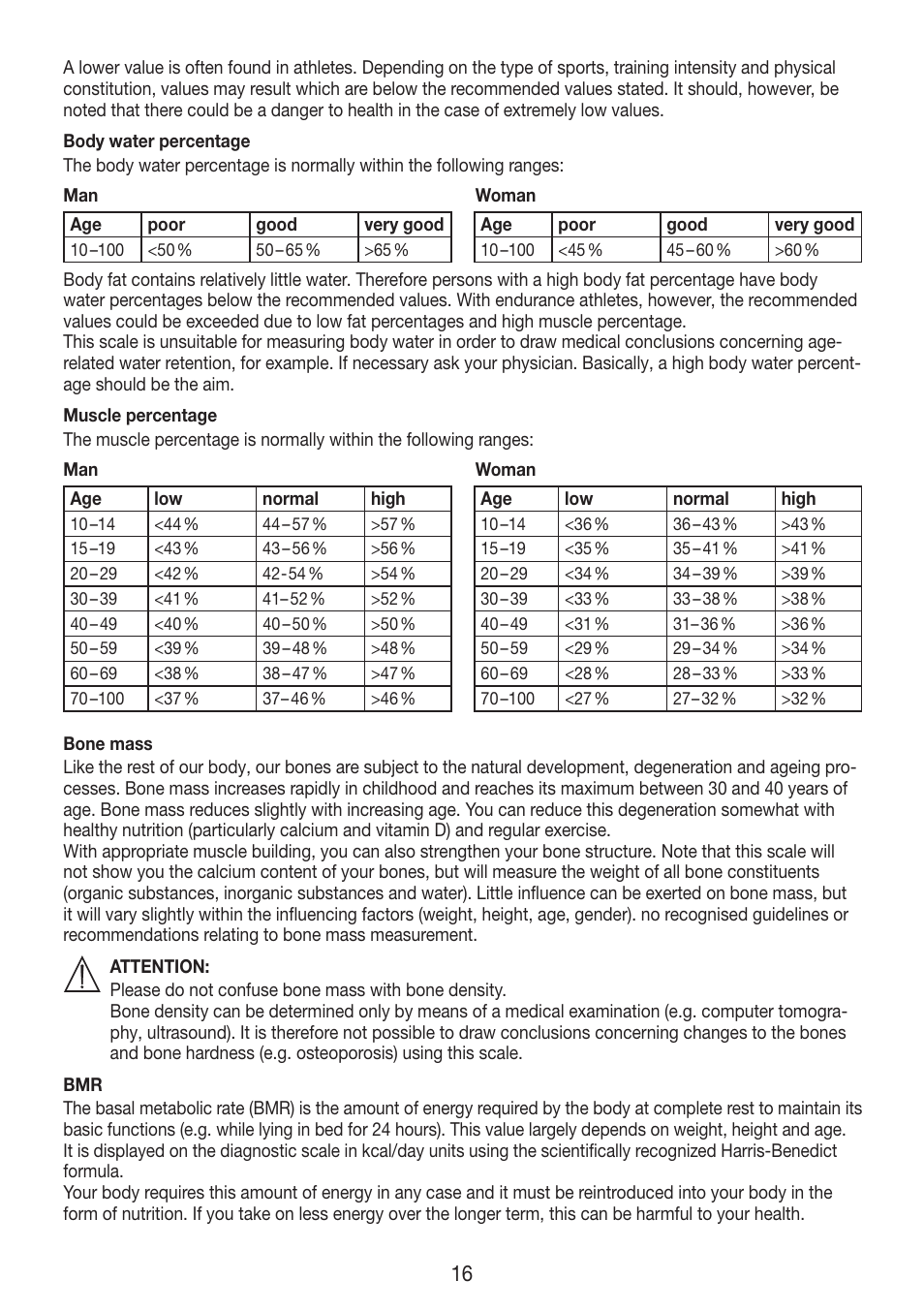 Beurer BF 750 User Manual | Page 16 / 68