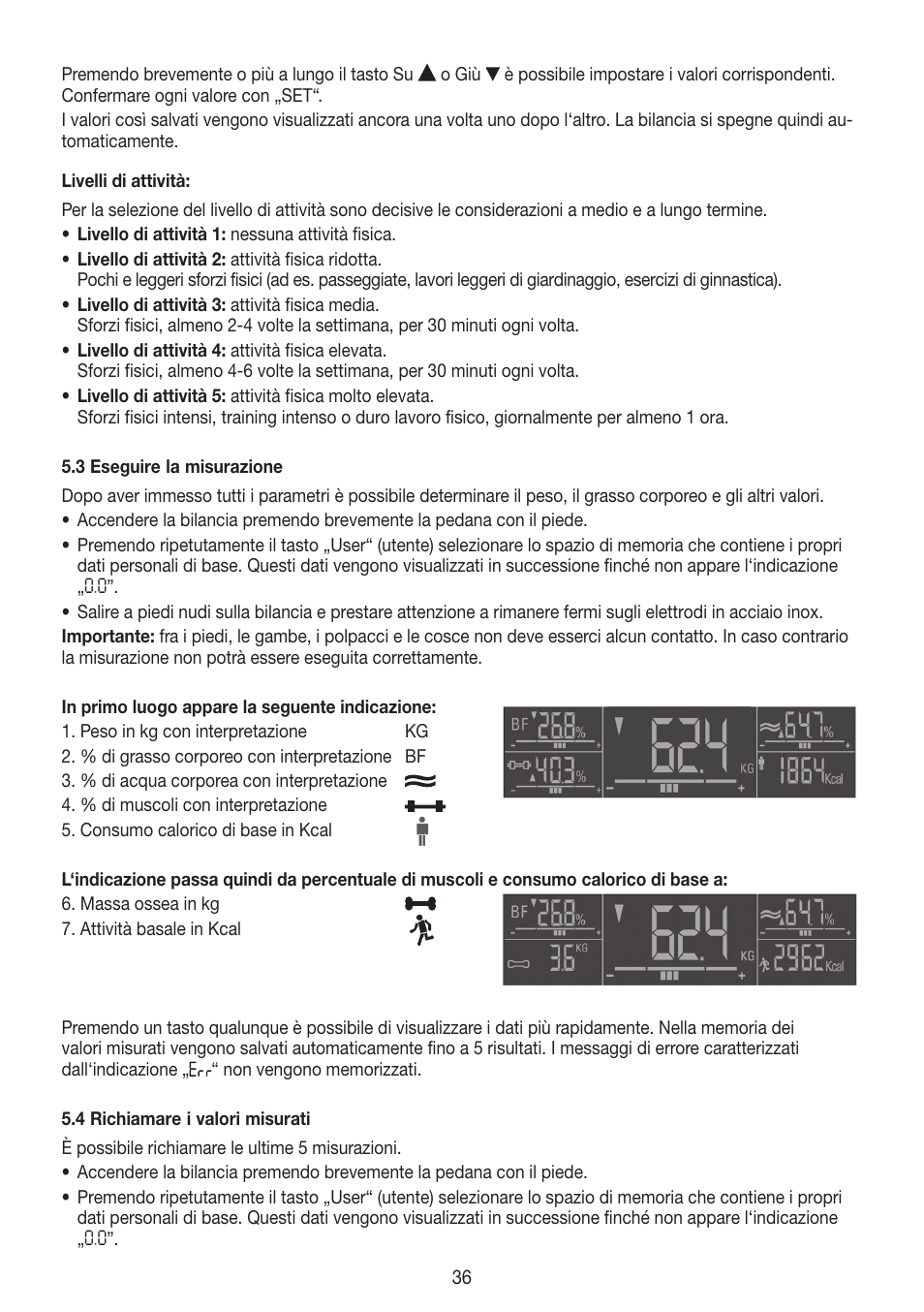 Beurer BG 55 User Manual | Page 36 / 64