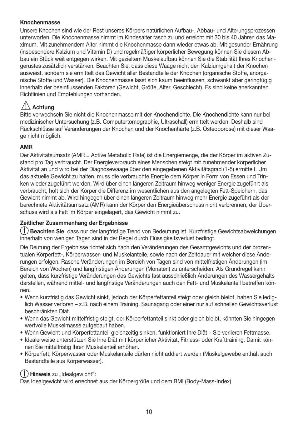 Beurer BG 64 User Manual | Page 10 / 100