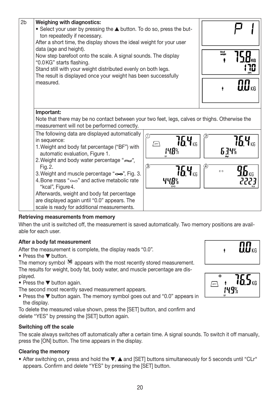 Beurer BG 64 User Manual | Page 20 / 100