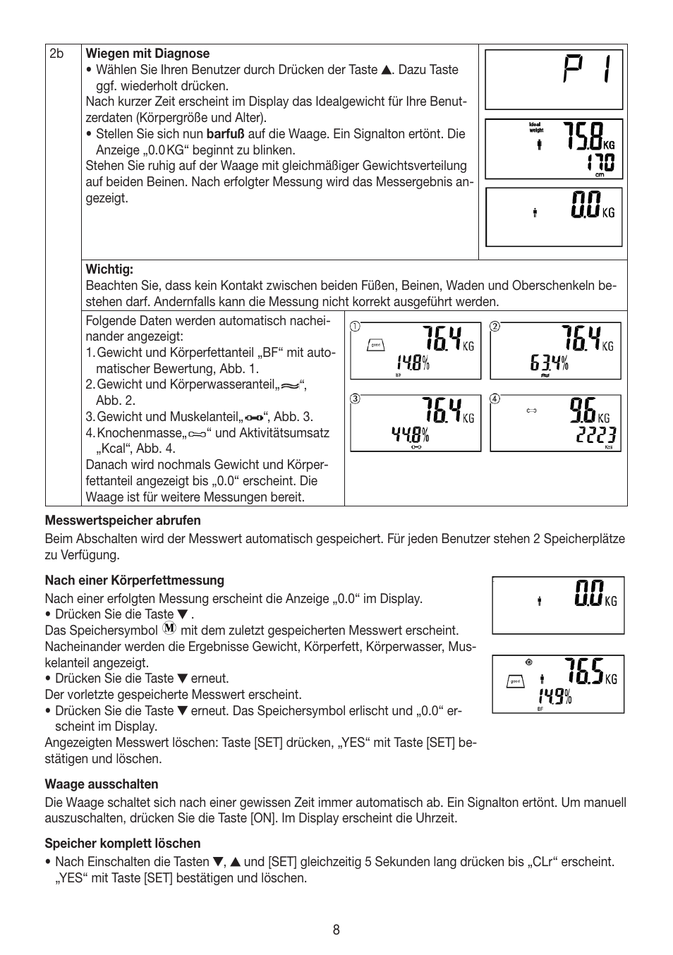 Beurer BG 64 User Manual | Page 8 / 100