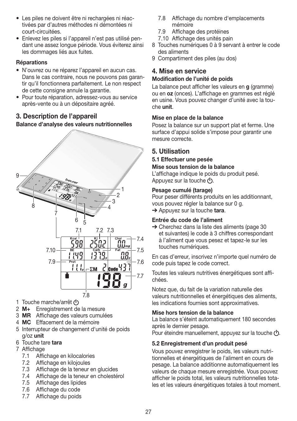 Beurer DS 61 User Manual | Page 27 / 104