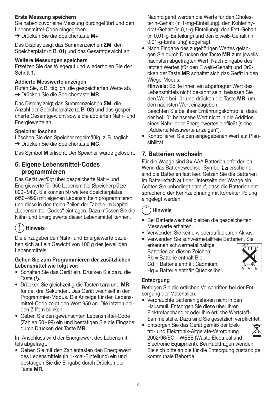 Beurer DS 61 User Manual | Page 4 / 104