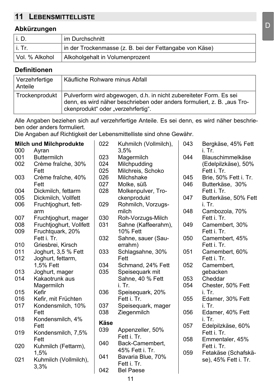 11 l | Beurer DS 81 User Manual | Page 13 / 104