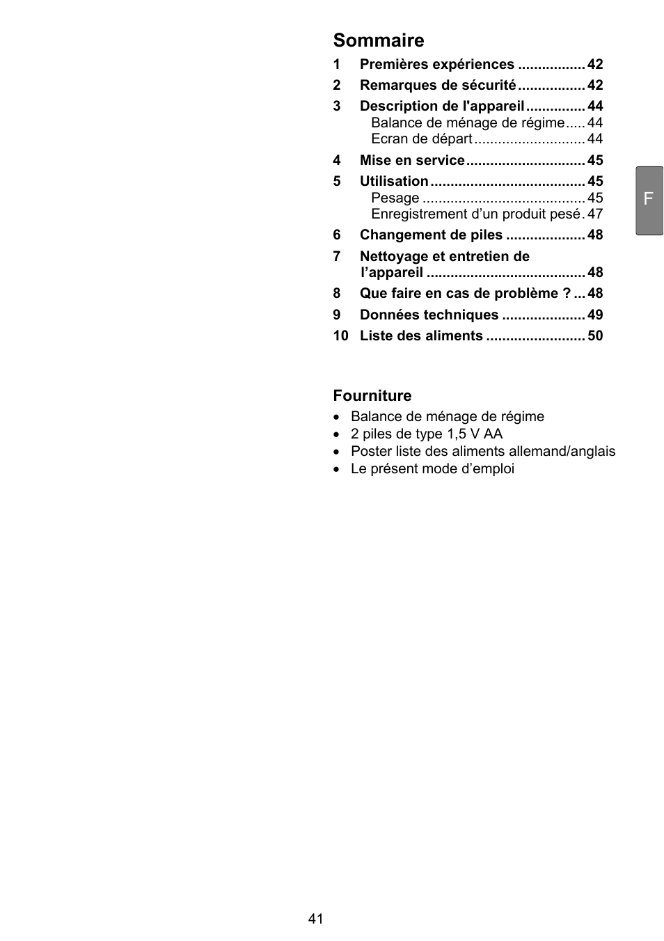 Sommaire | Beurer DS 81 User Manual | Page 43 / 104