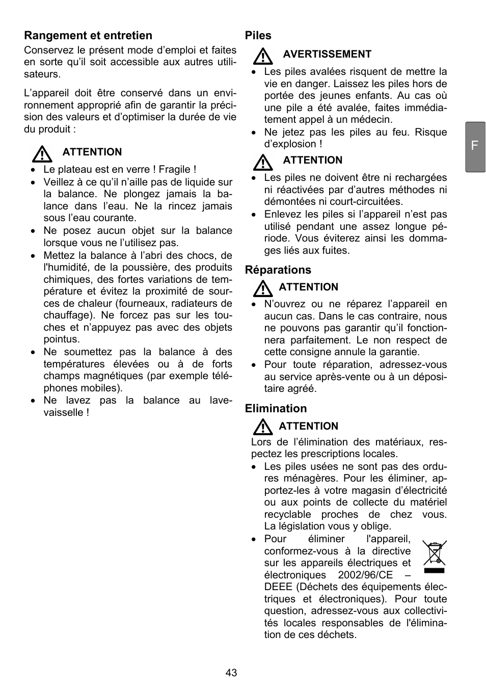 Beurer DS 81 User Manual | Page 45 / 104