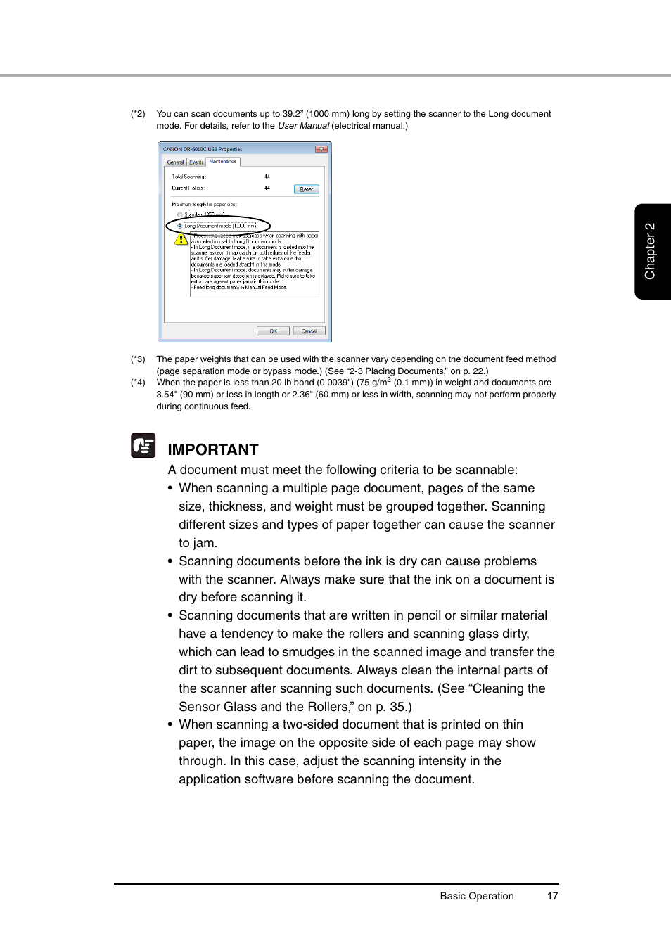 Important | Canon DR-6010C User Manual | Page 21 / 61