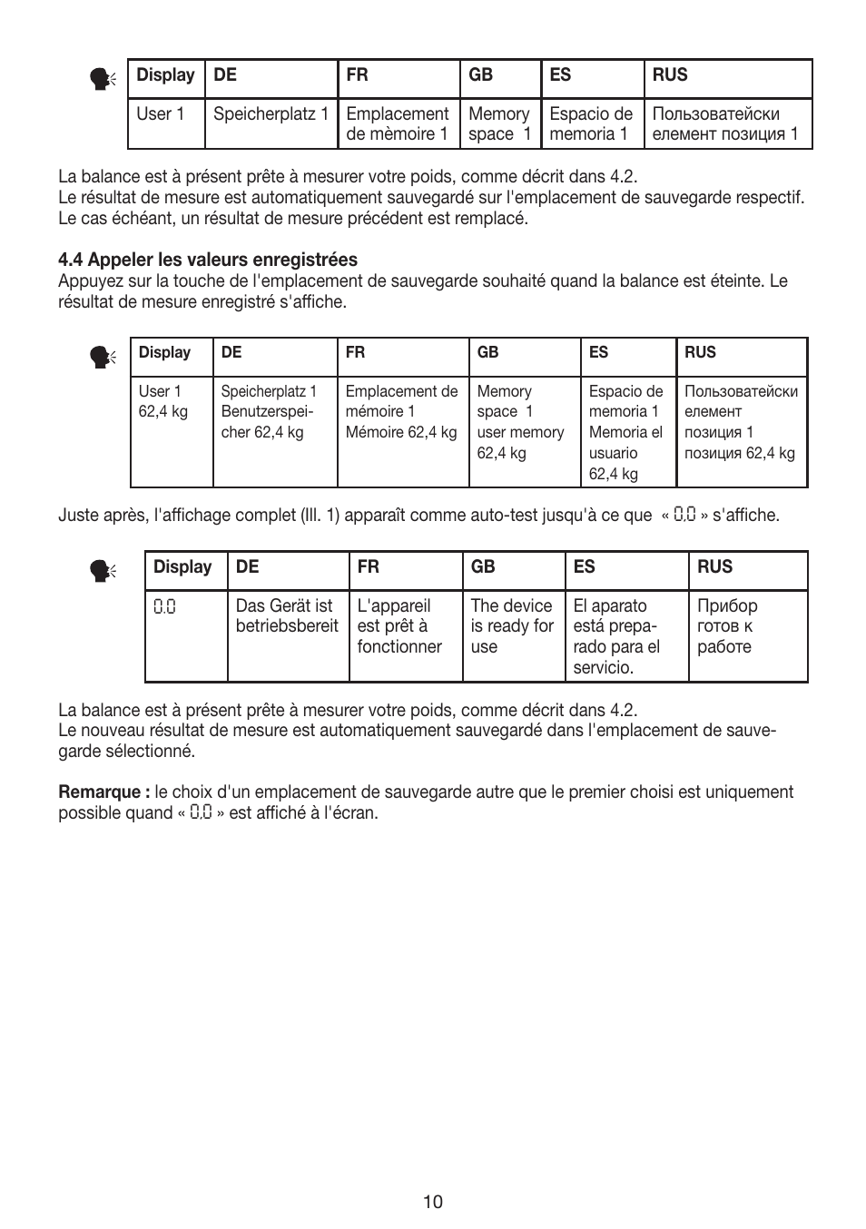 Beurer GS 39 User Manual | Page 10 / 24