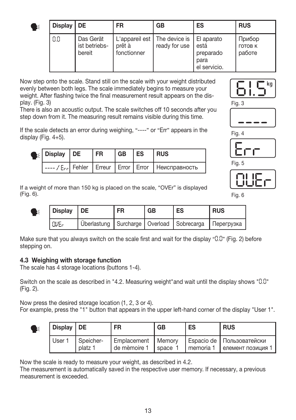 Beurer GS 39 User Manual | Page 13 / 24