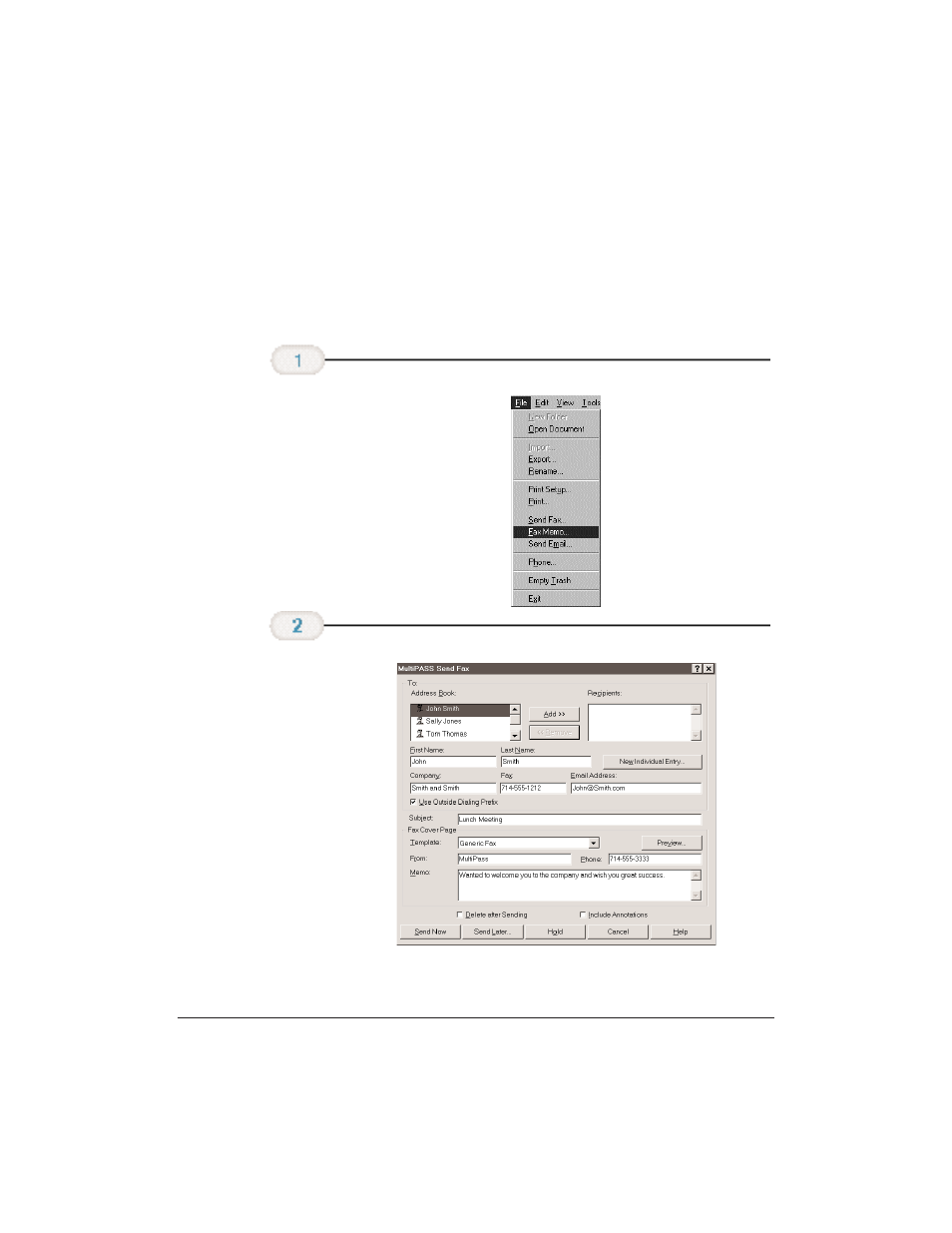 Creating a fax memo, Creating a fax memo -22 | Canon C3500 User Manual | Page 118 / 304