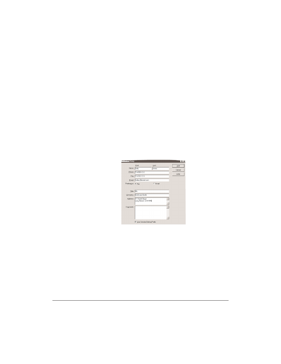 Adding and editing an individual address, Adding and editing an individual address -14 | Canon C3500 User Manual | Page 90 / 304