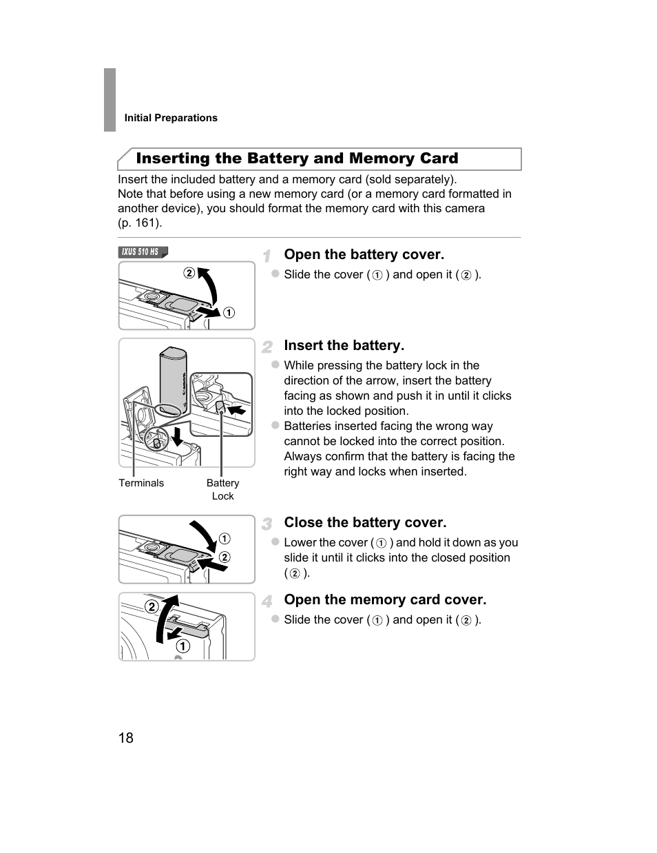 Canon 510 HS User Manual | Page 18 / 220