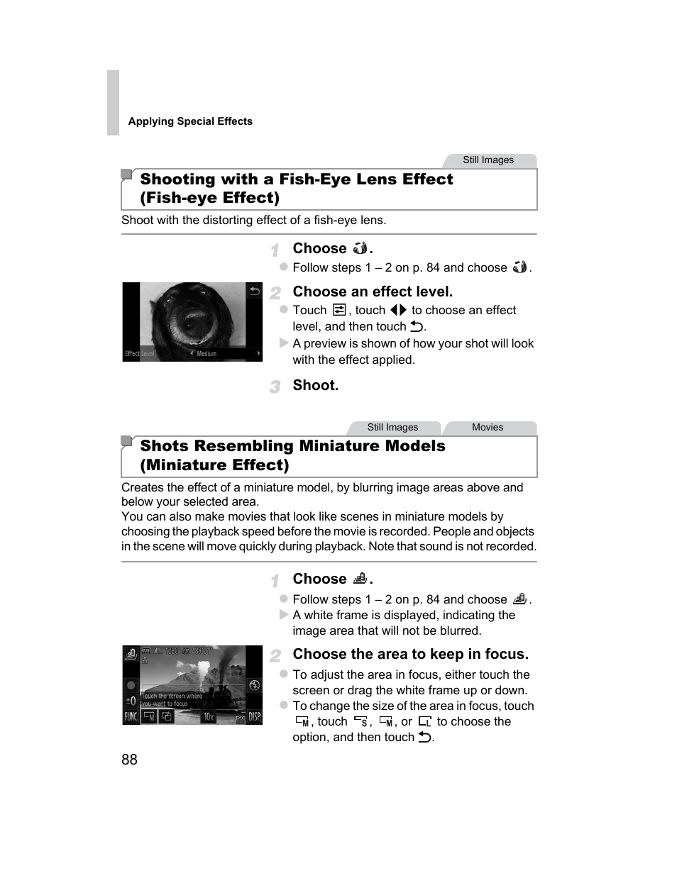 P. 88) | Canon 510 HS User Manual | Page 88 / 220
