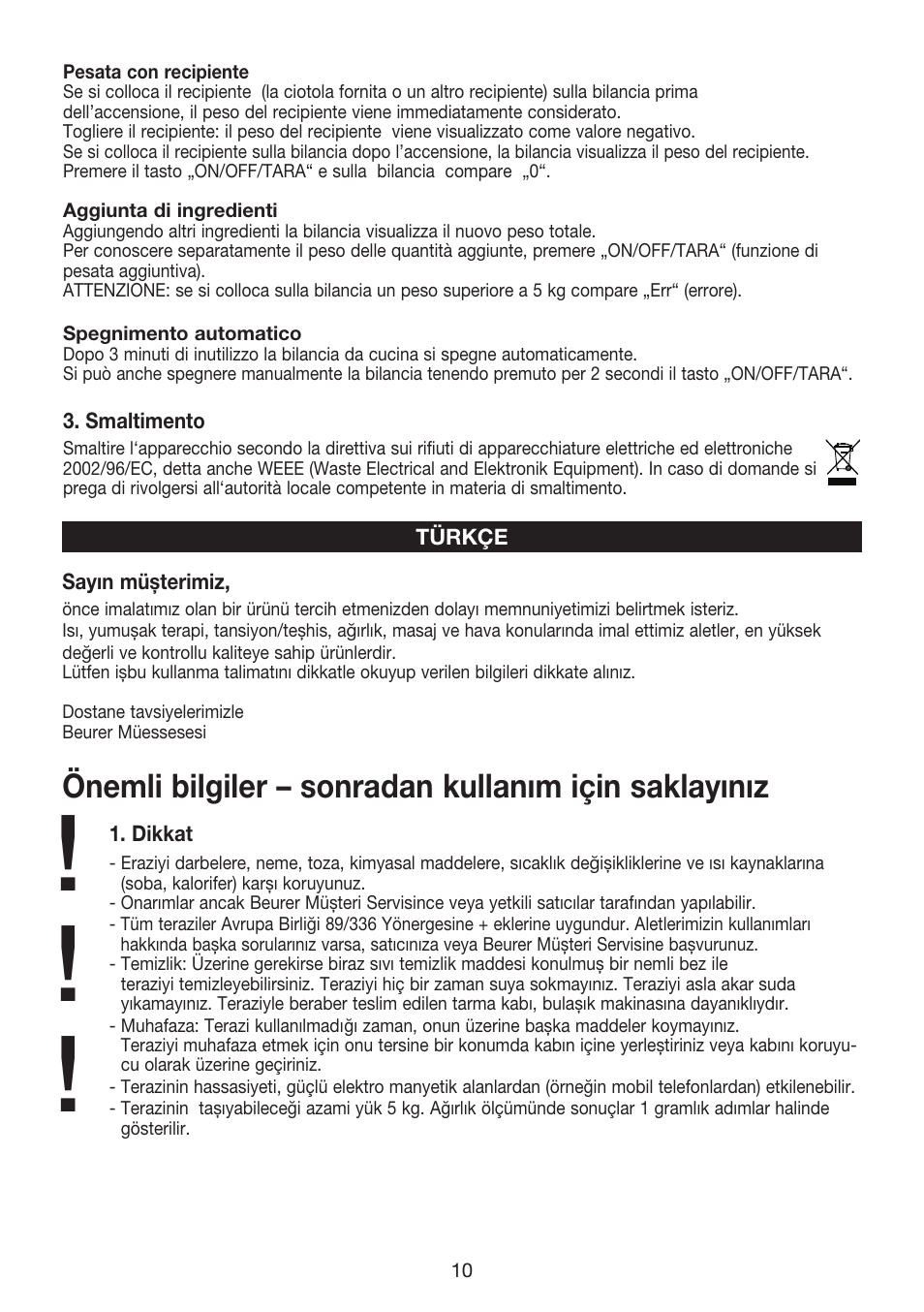 Beurer KS 32 User Manual | Page 10 / 16