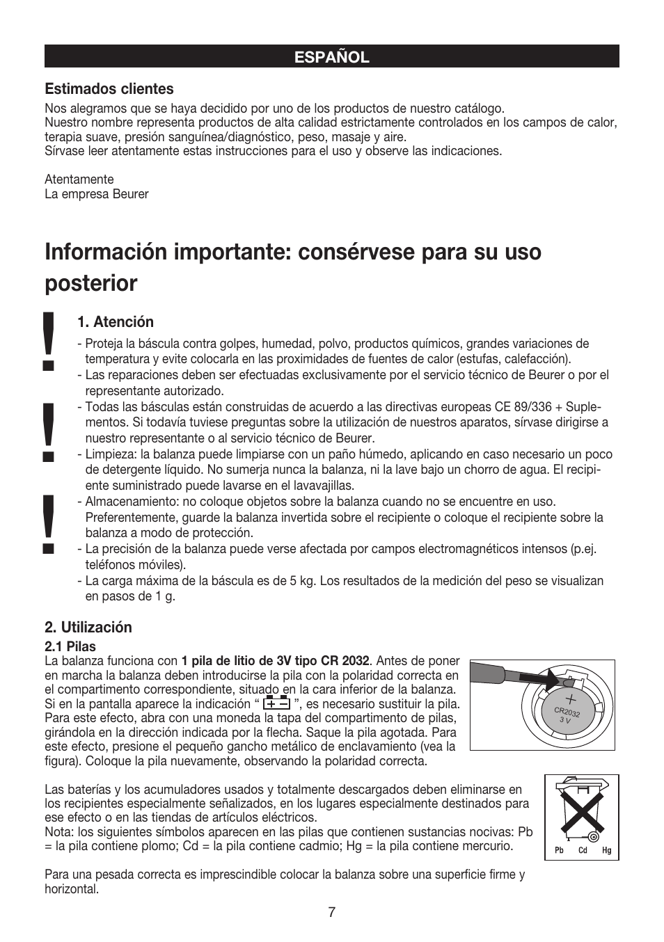 Beurer KS 32 User Manual | Page 7 / 16