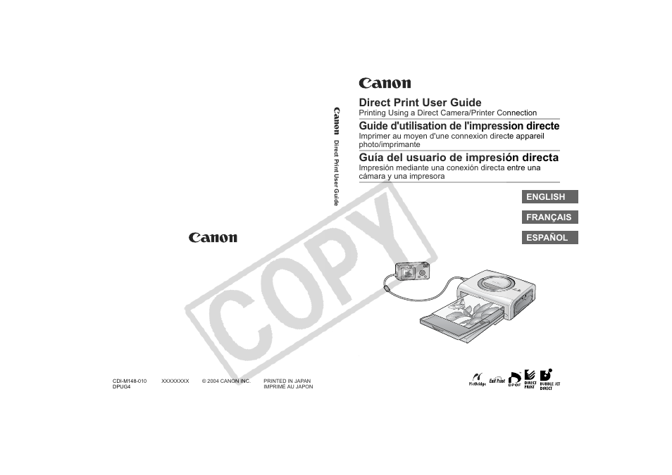 Canon CP-100 User Manual | 110 pages