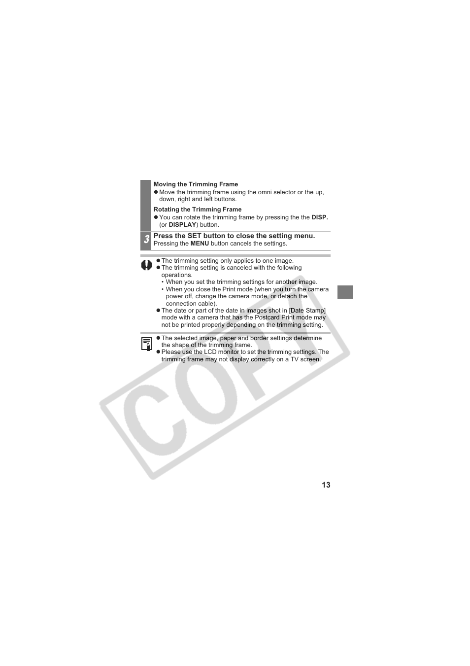 Canon CP-100 User Manual | Page 14 / 110