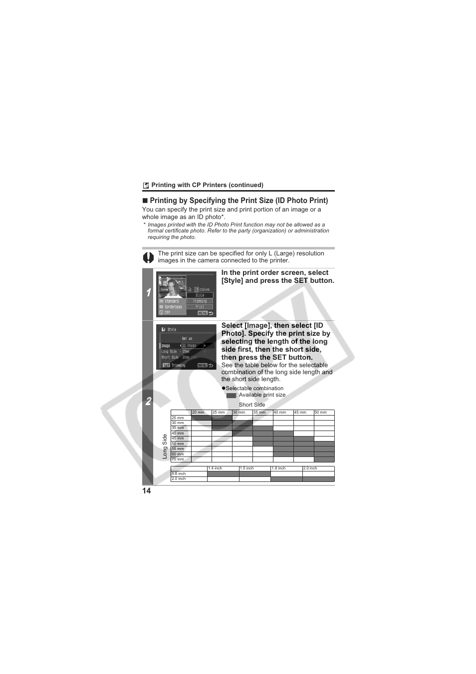 Canon CP-100 User Manual | Page 15 / 110