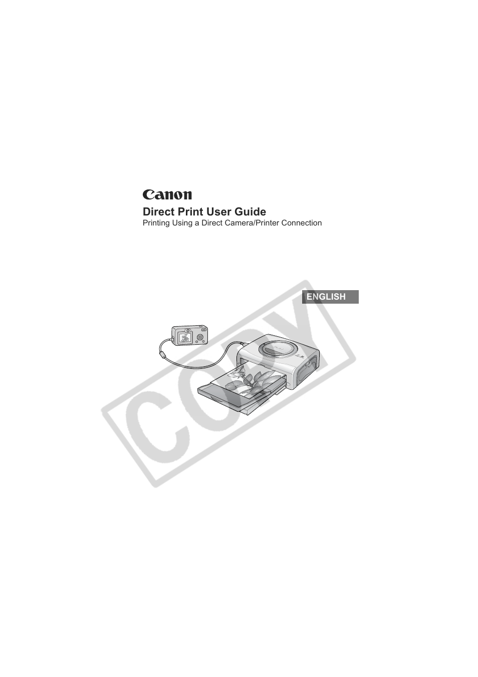 Direct print user guide | Canon CP-100 User Manual | Page 2 / 110