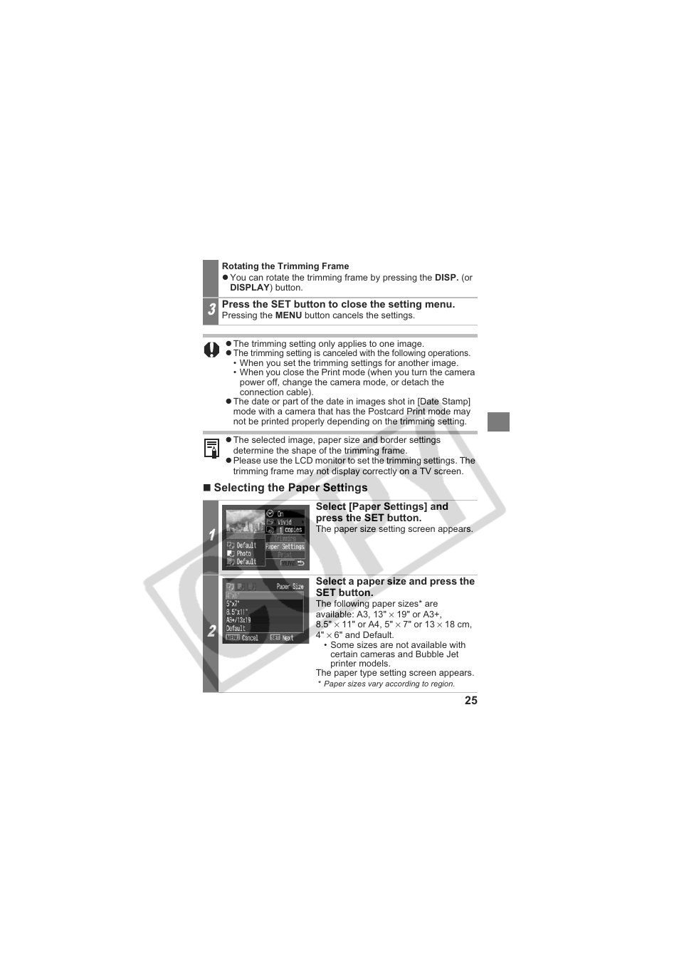 Canon CP-100 User Manual | Page 26 / 110