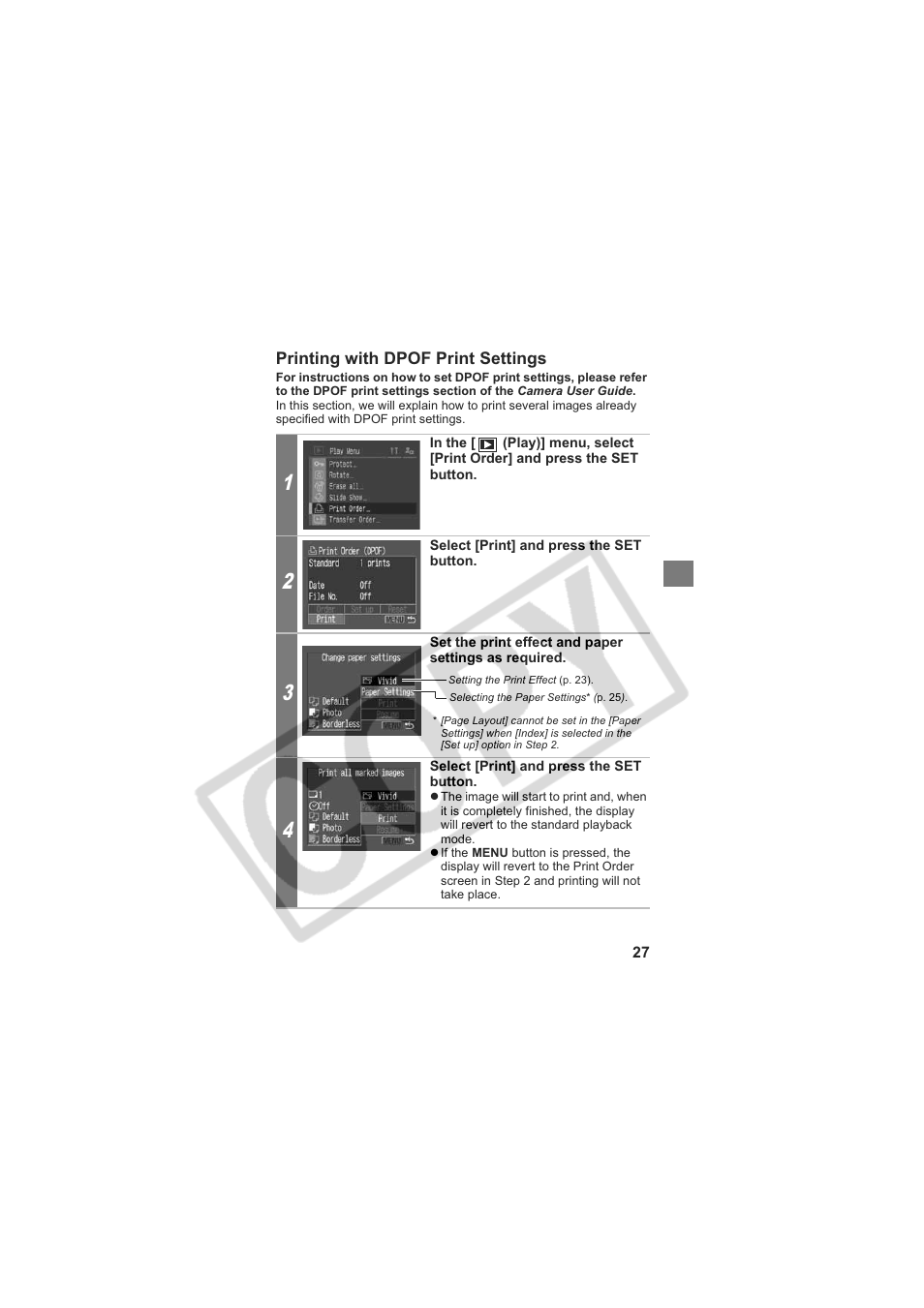 Canon CP-100 User Manual | Page 28 / 110