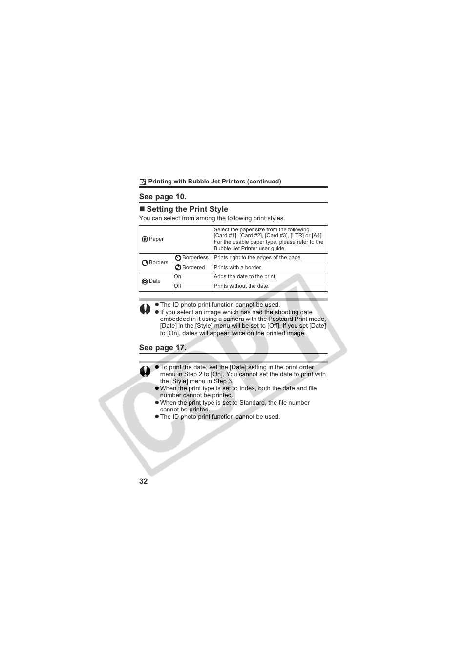 Canon CP-100 User Manual | Page 33 / 110