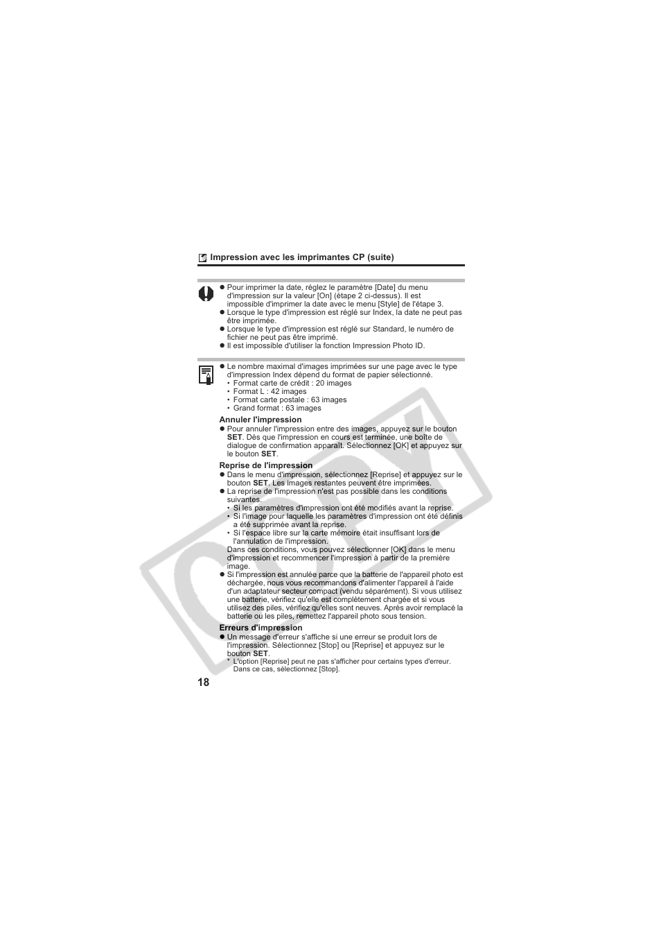 Canon CP-100 User Manual | Page 54 / 110