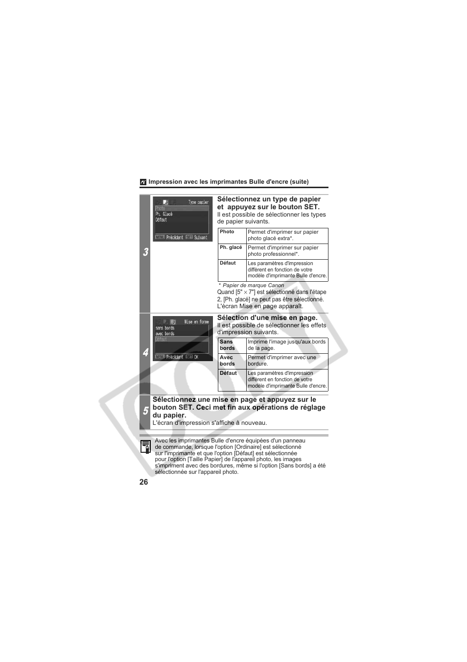 Canon CP-100 User Manual | Page 62 / 110