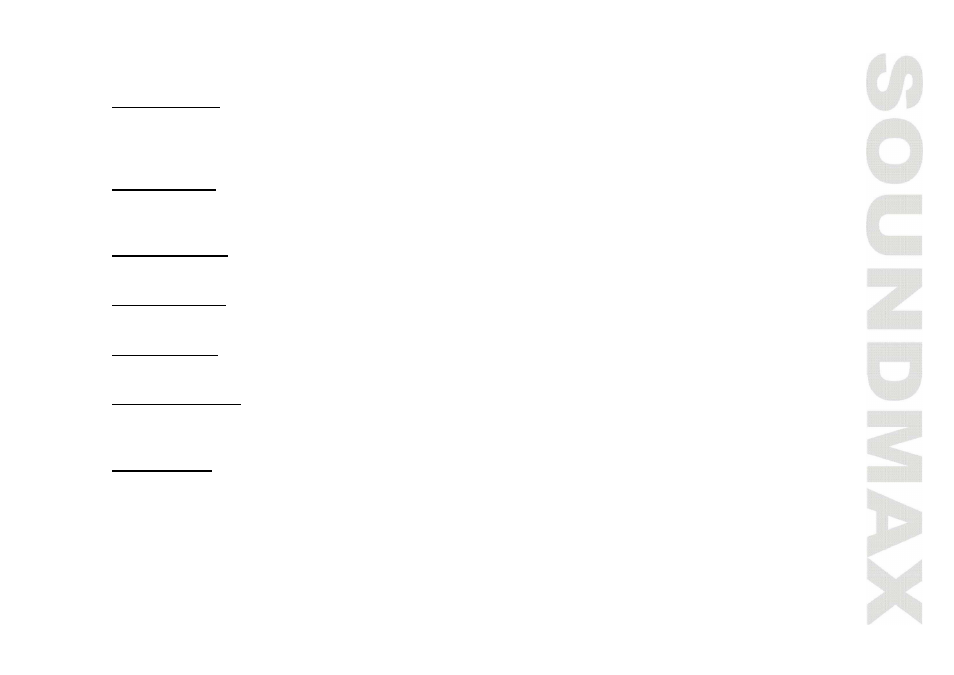 General operations | SoundMax SM-CMD3001 User Manual | Page 11 / 53