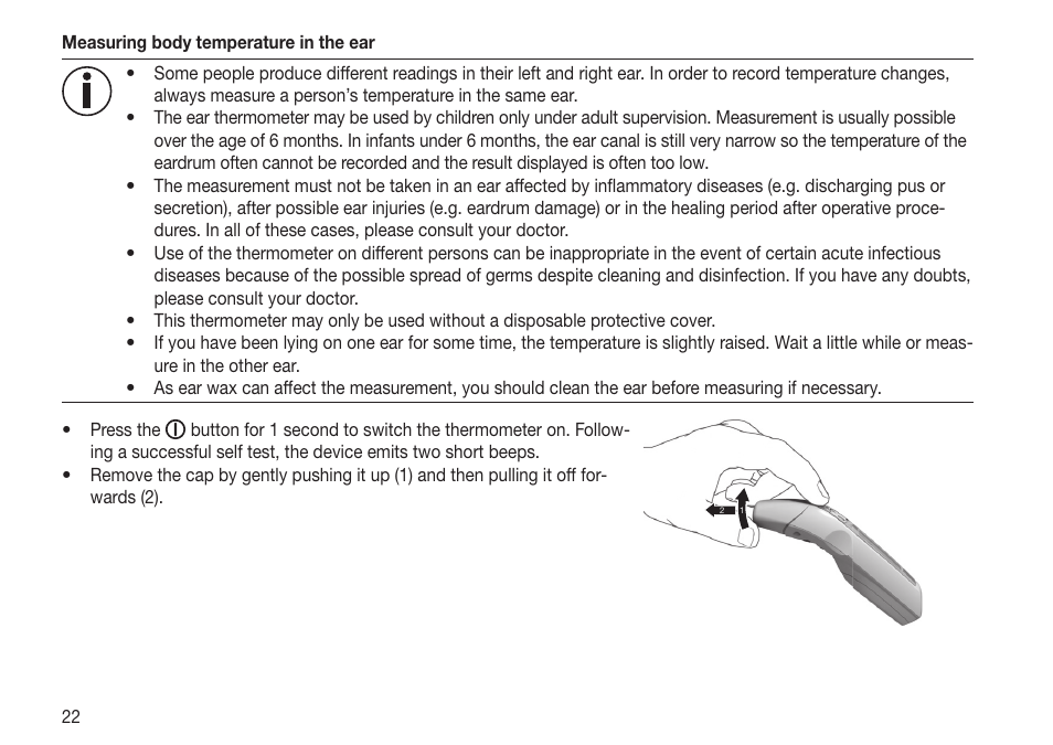 Beurer FT 65 User Manual | Page 22 / 112