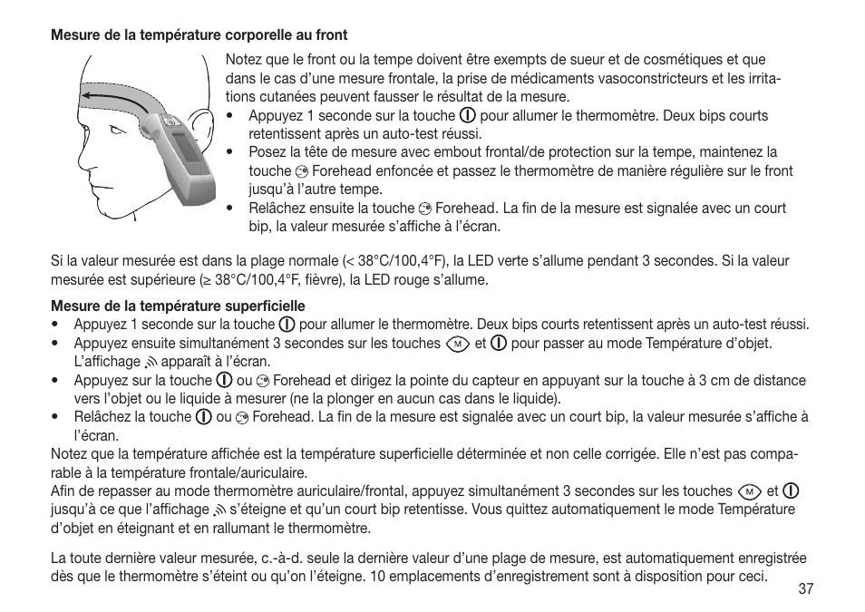 Beurer FT 65 User Manual | Page 37 / 112