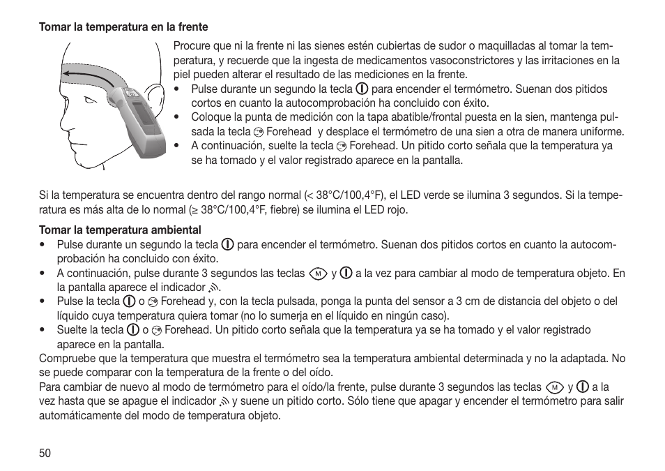 Beurer FT 65 User Manual | Page 50 / 112