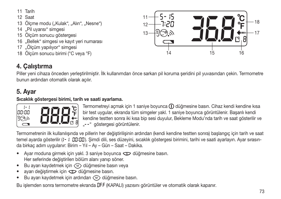 Beurer FT 65 User Manual | Page 73 / 112