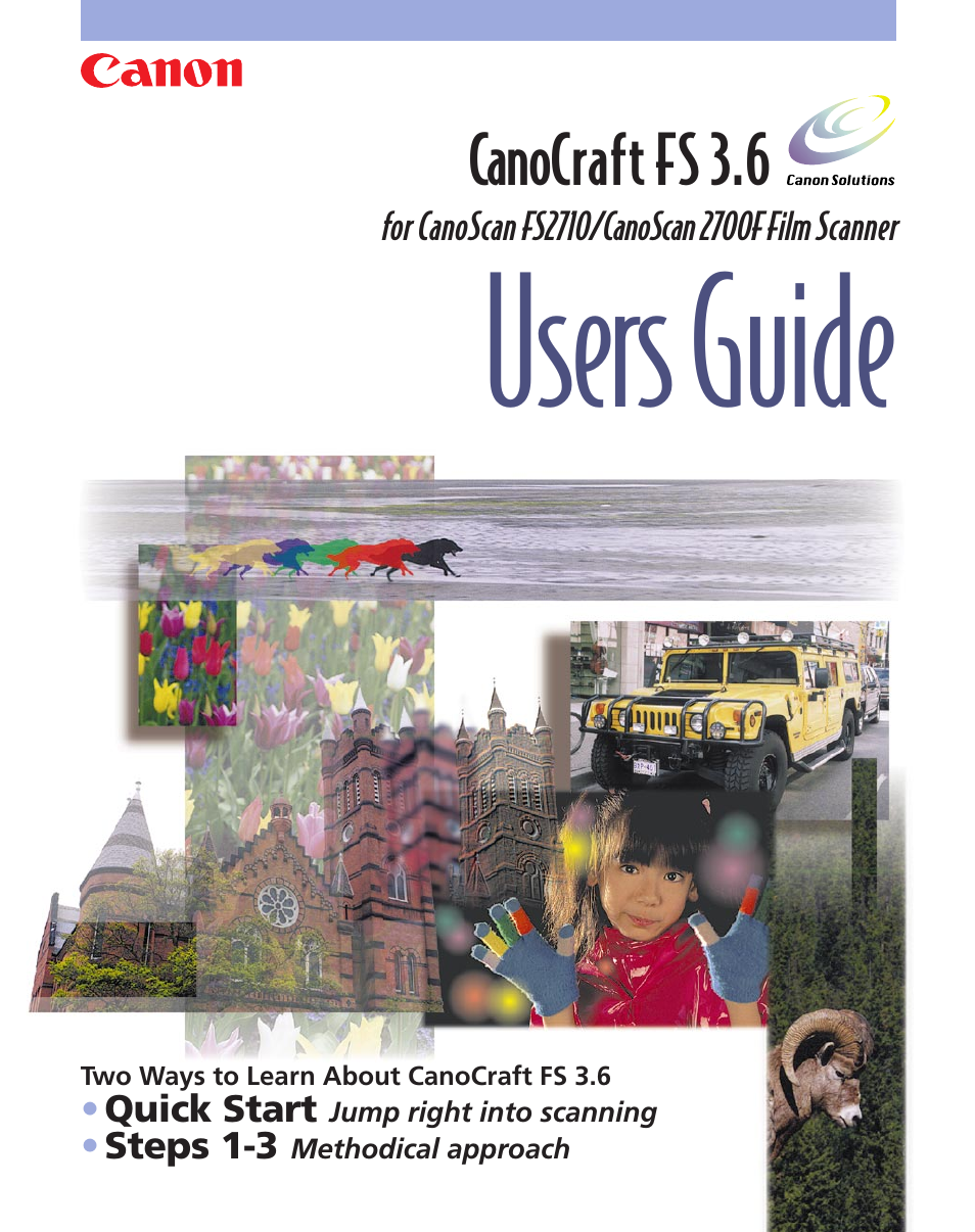 Canon FS 3.6 User Manual | 135 pages
