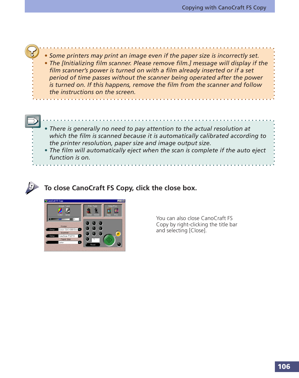 P. 106 | Canon FS 3.6 User Manual | Page 106 / 135