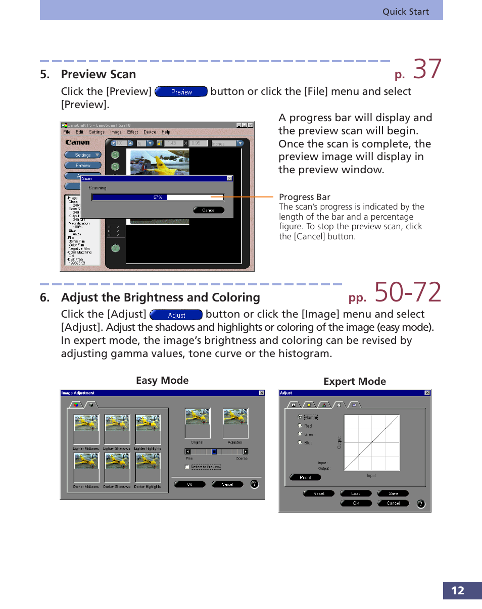 Canon FS 3.6 User Manual | Page 12 / 135