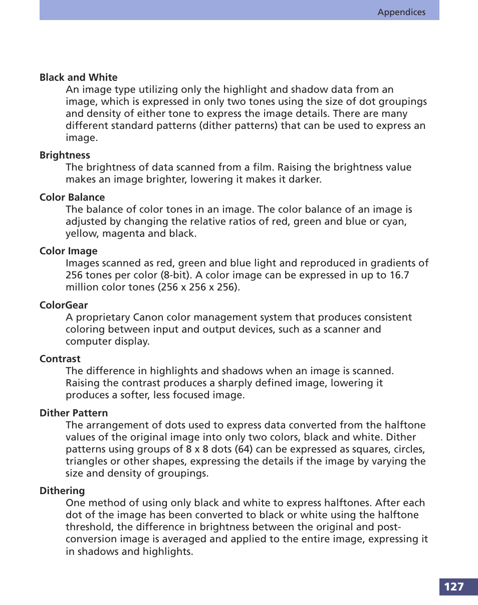Canon FS 3.6 User Manual | Page 127 / 135