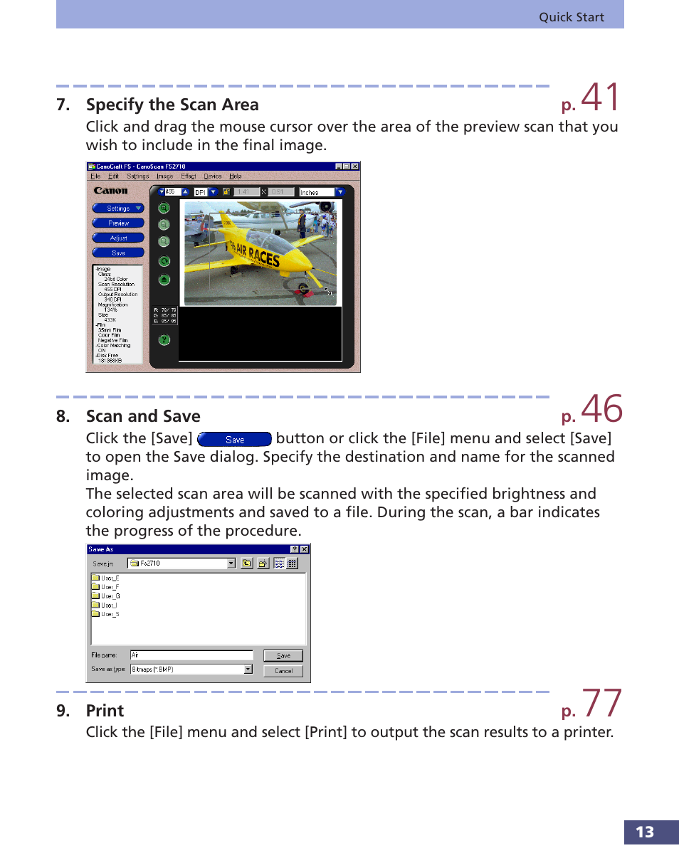Canon FS 3.6 User Manual | Page 13 / 135