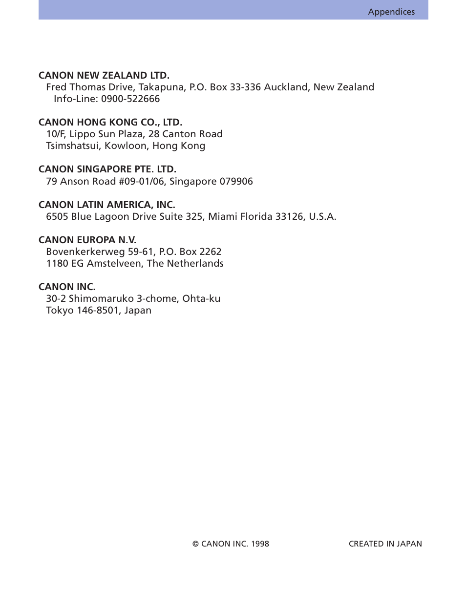 Canon FS 3.6 User Manual | Page 135 / 135