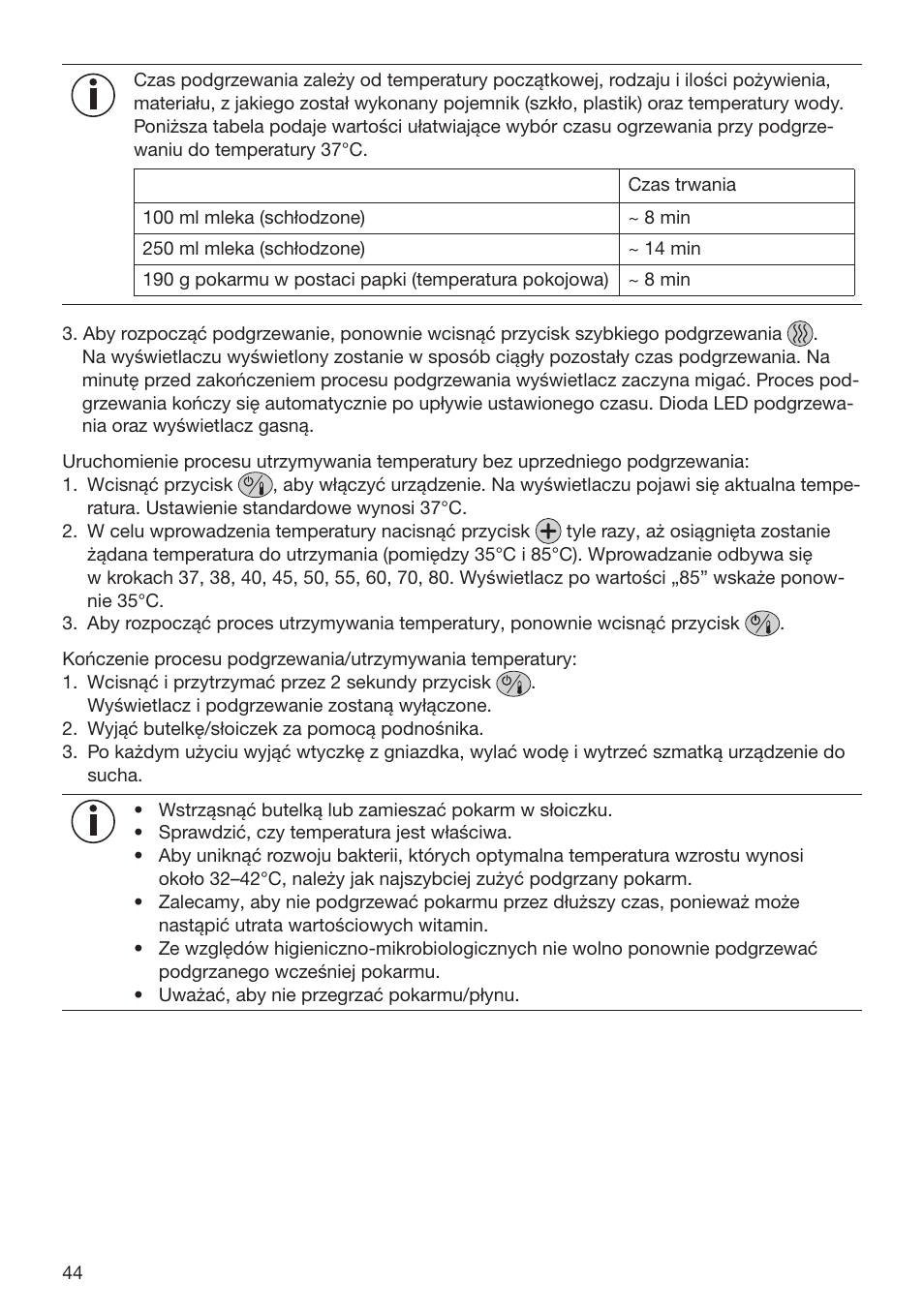 Beurer BY 52 User Manual | Page 44 / 48