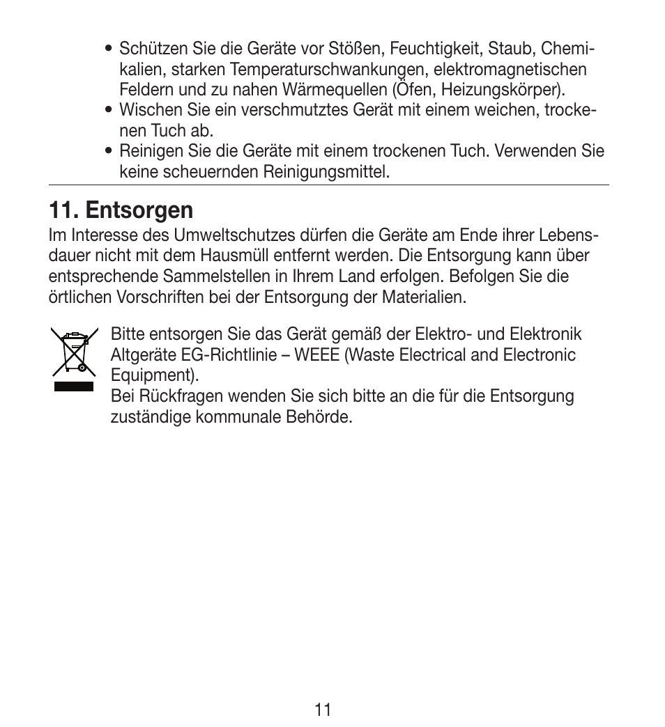 Entsorgen | Beurer BY 33 User Manual | Page 11 / 104