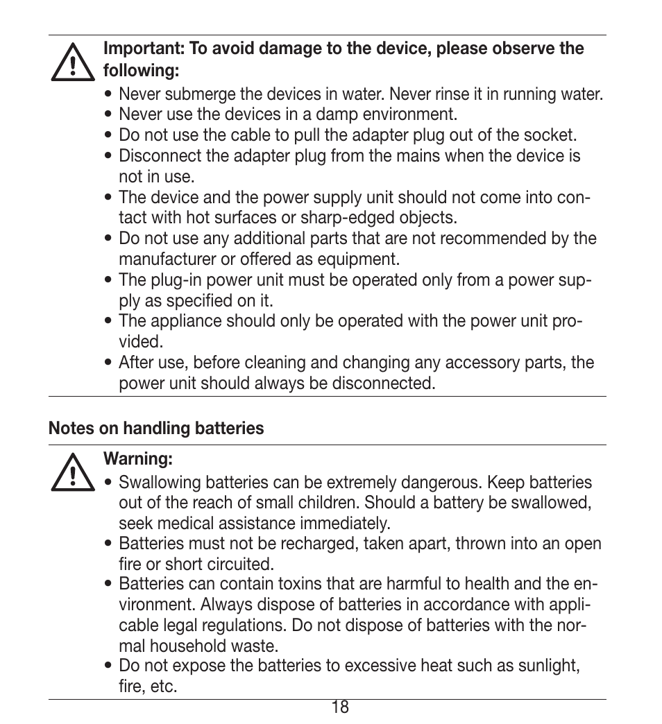 Beurer BY 33 User Manual | Page 18 / 104