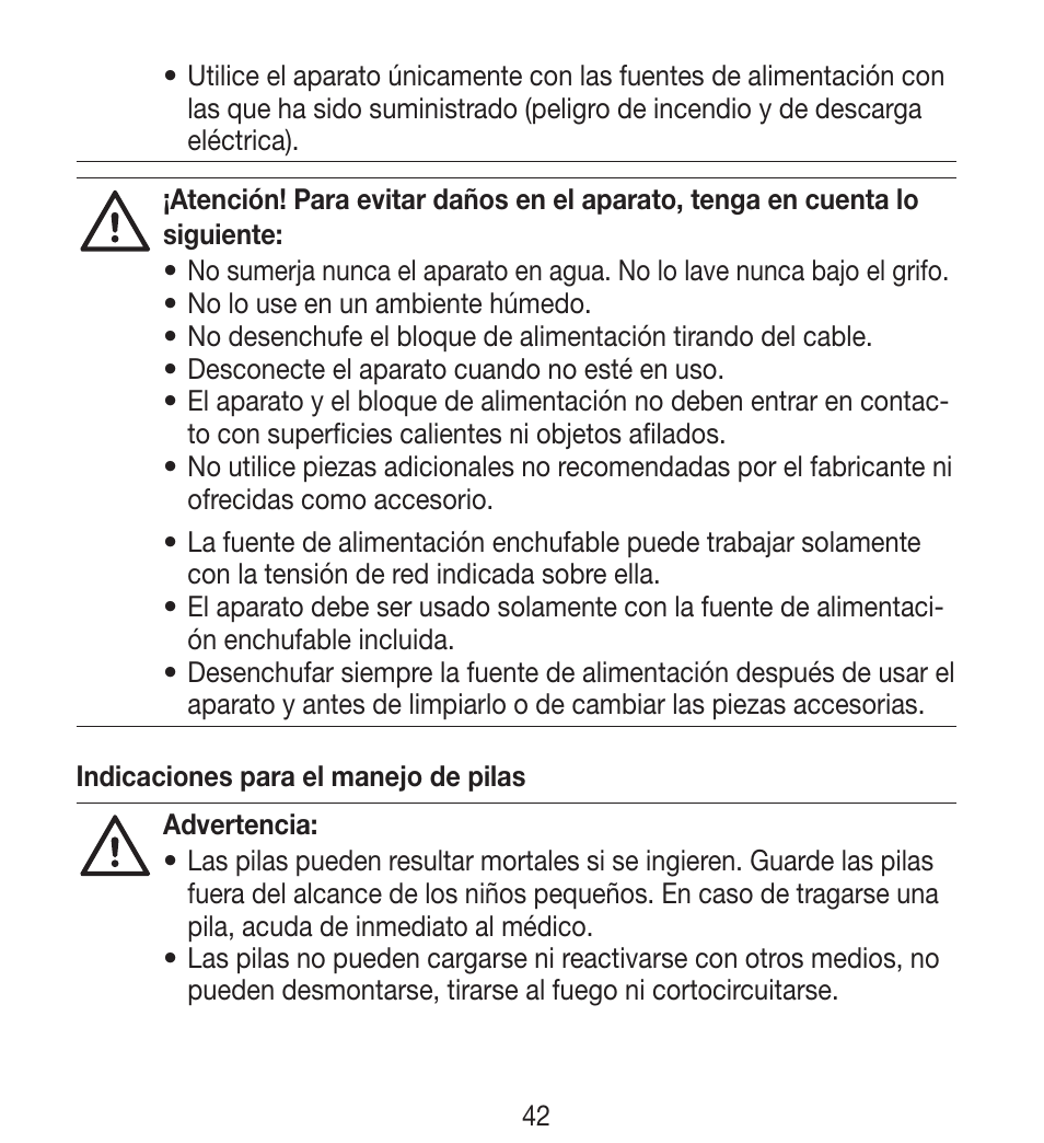 Beurer BY 33 User Manual | Page 42 / 104