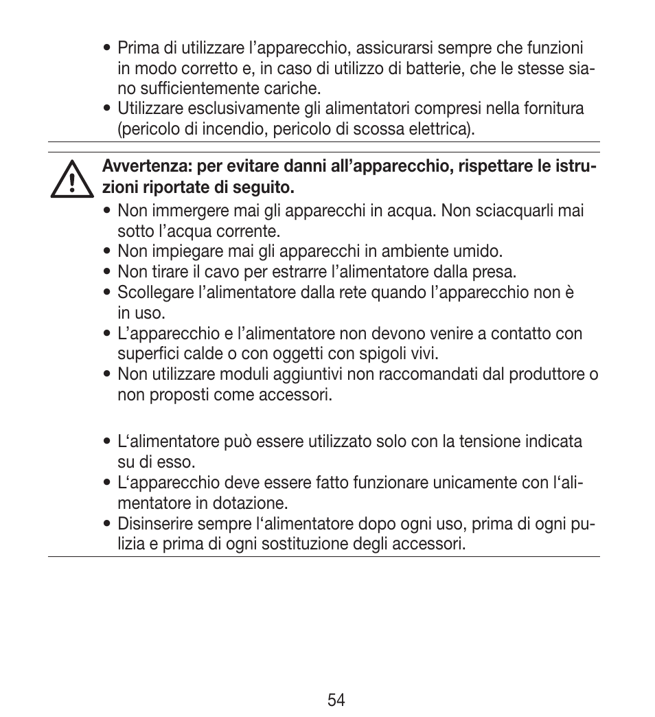 Beurer BY 33 User Manual | Page 54 / 104