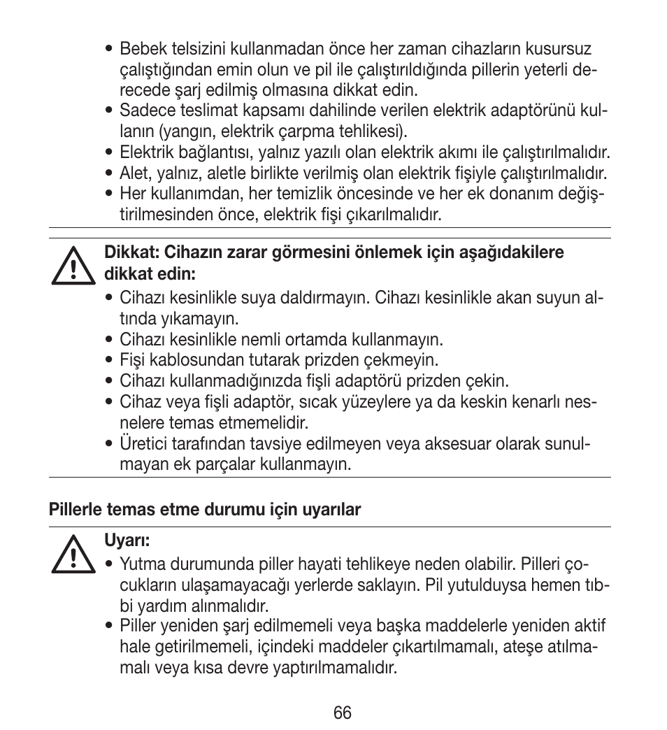 Beurer BY 33 User Manual | Page 66 / 104