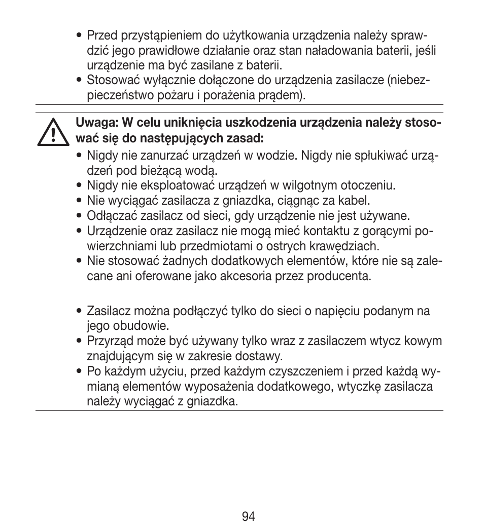 Beurer BY 33 User Manual | Page 94 / 104