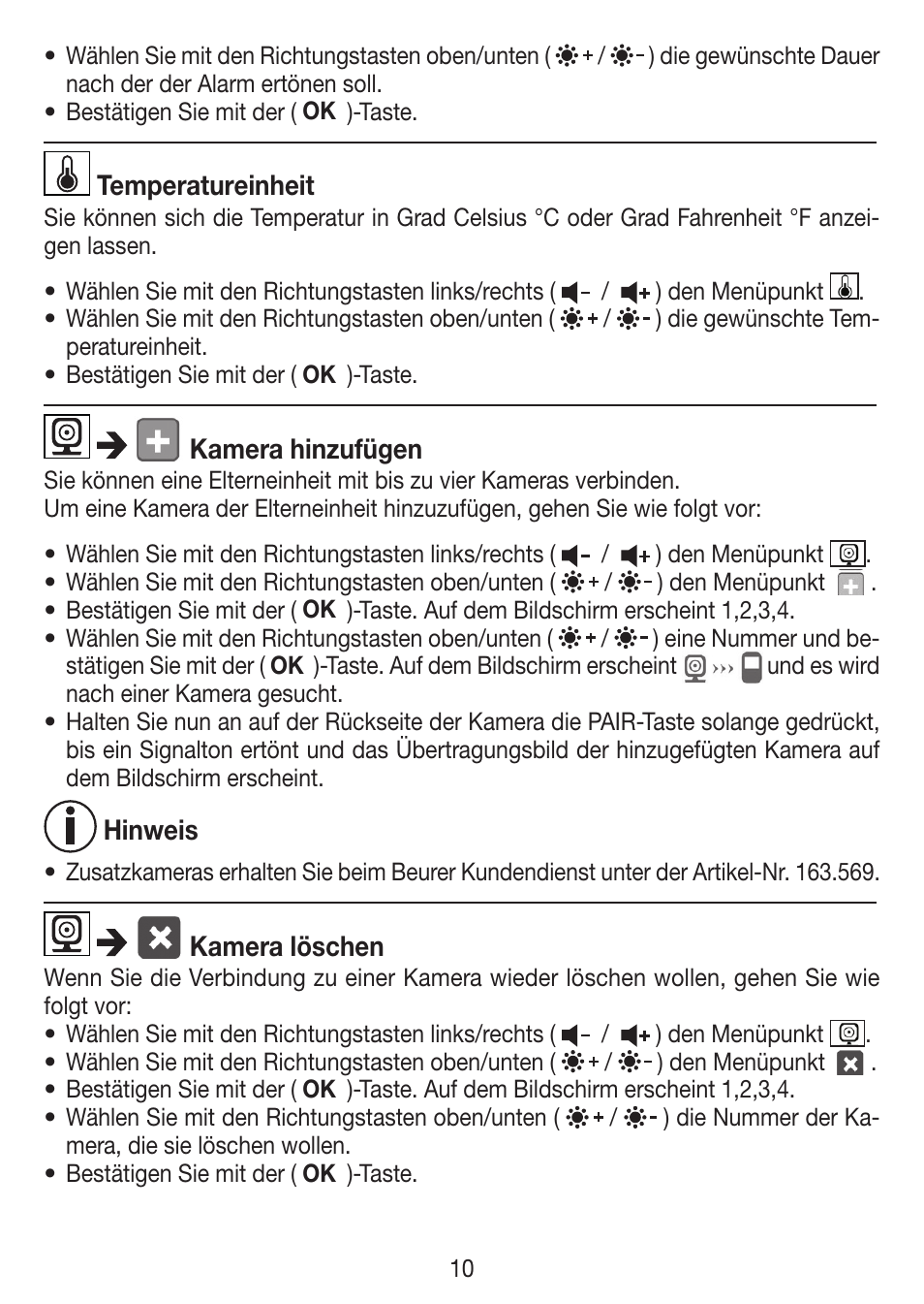 Beurer BY 77 User Manual | Page 10 / 104