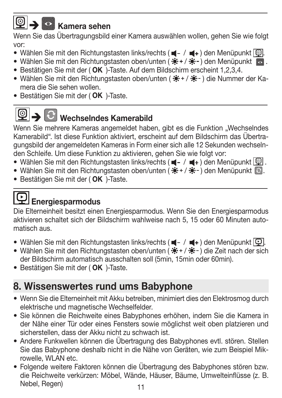 Wissenswertes rund ums babyphone | Beurer BY 77 User Manual | Page 11 / 104